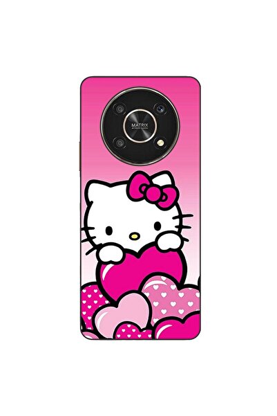 OEM Husa compatibila cu Honor X30 Silicon Gel Tpu Model Hello Kitty Pink Hearts