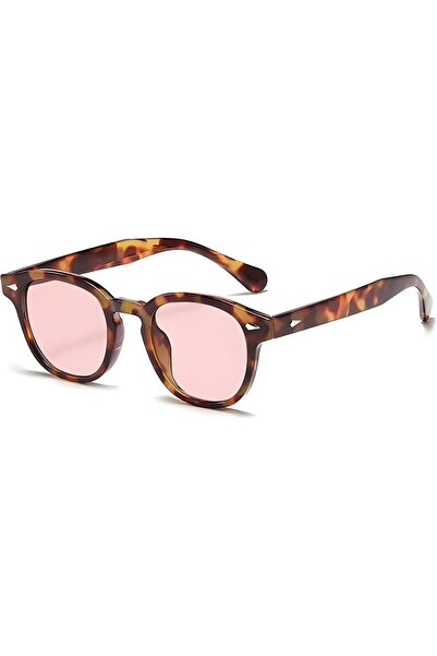 LHSDMOAT Ochelari de soare retro ovali stil Depp anii '70, unisex, rotunzi, v...