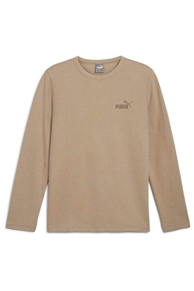 Puma Tricou bărbătesc esențial, cu mânecă lungă, tip waffle, premium, mărimea S
