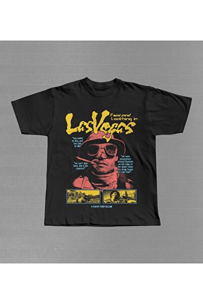 Grafftee Clothing Fear and Loathing in Las Vegas Printed Unisex Oversize T-Shirt