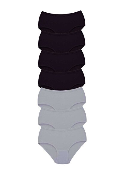 Royaleks 7 Pieces Tutku Women's High Waist Bato Thick Rubber Panties S3