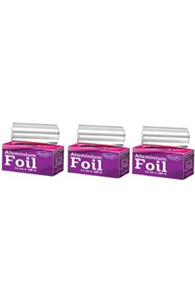 Beautyfor Pachet 3 x Rola Folie Aluminiu Argintie Suvite - Aluminium Foil for...