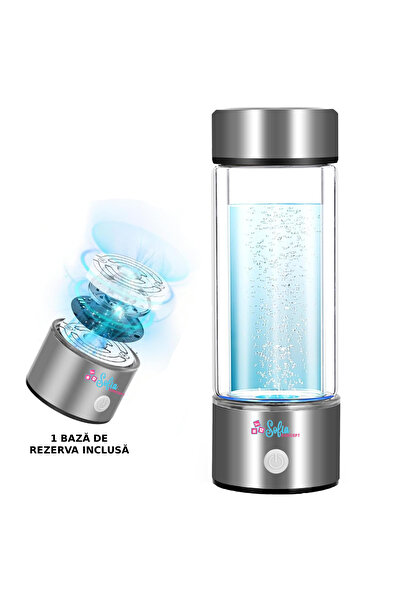 Sofia Concept ® Hydrogenated Water Bottle with Included Spare Base, 420 ml, U...