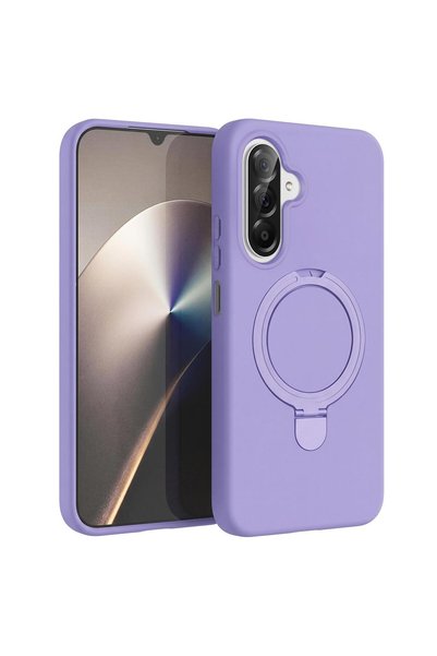 Microsonic Samsung Galaxy A26 Compatible Case Aura Stand Magsafe Lilac