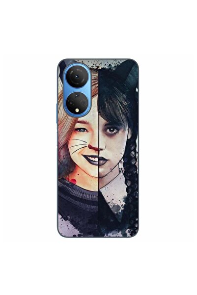 OEM Husa compatibila cu Honor X7 Silicon Gel Tpu Model Wednesday si Enid Sinc...