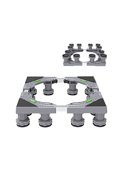 COOLHAWK Upgraded Length Adjustable Double Tube Washing Machine Base, Refrige...