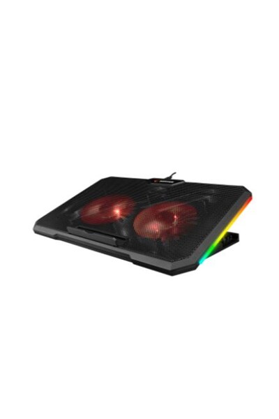 ADDISON Rampage AD-RC12 CLAW Siyah 2 Fan 2 USB RGB Işıklı 15"-17" Notebook So...