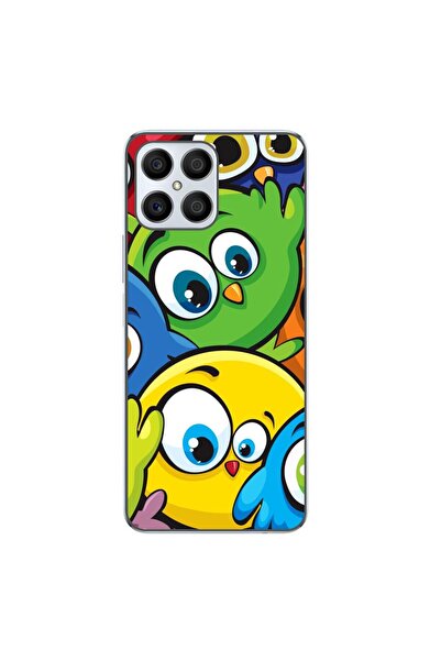 OEM Husa compatibila cu Honor X8 Silicon Gel Tpu Model Bufnite Colorate