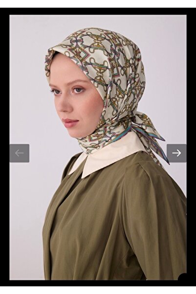 Belli Multi-Colored Classic Pattern 100% Twill Silk Scarf