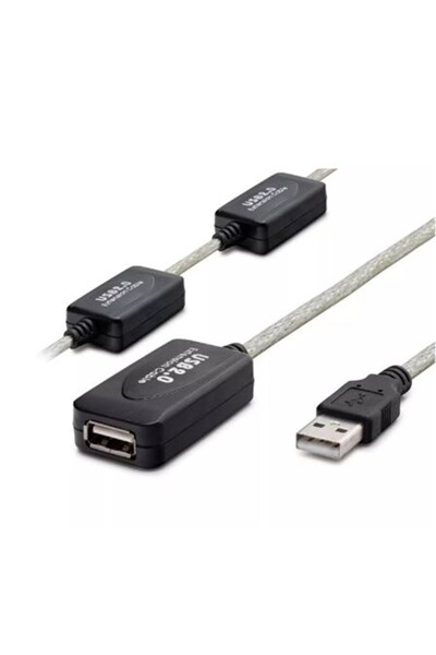 NODAR كابل هادرون Hdx7525 30M USB إلى USB F فضي