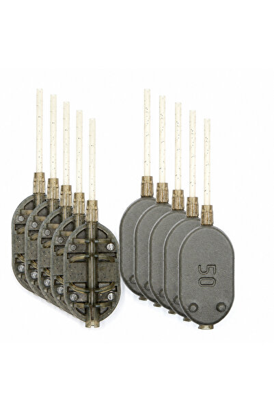 FRY Method Feeder Classic Flat L Grip Interschimbabil tija 50gr, set 10buc