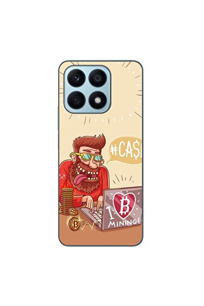 OEM Husa compatibila cu Honor X8a Silicon Gel Tpu Model BTC Mining