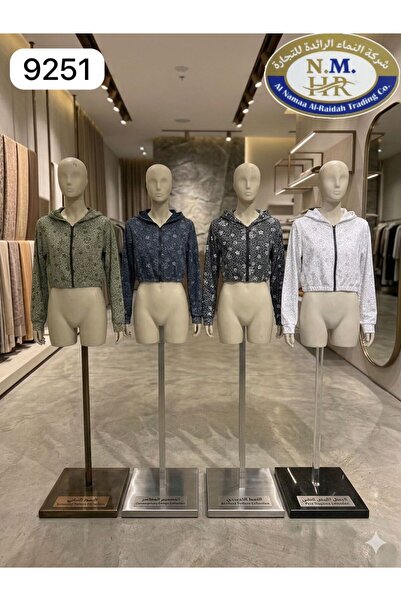 ALnama 4 Pieces of Thin Crop Hoodies with Soft Texture and 4 Attractive Colors