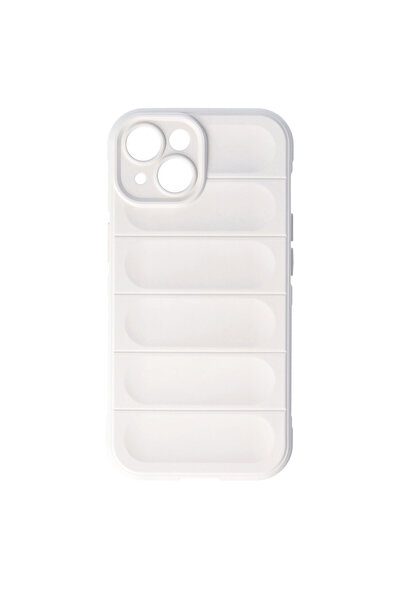 SEP Husa Rubber Silicone Apple iPhone 15 Alb