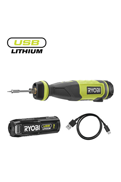 Ryobi USB Lithium Soldering Iron 4V (1 x 2.0Ah) 5133006146