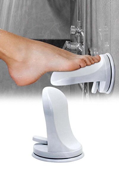 omilife Duş İçin Ayak Dayama Aparatı Vantuzlu Ayak Tıraş Destek Pedi Kaymaz B...