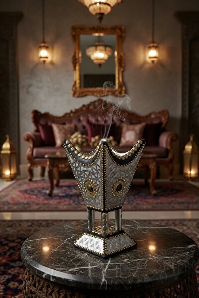 OEMS Royal Black Color Incense Burner