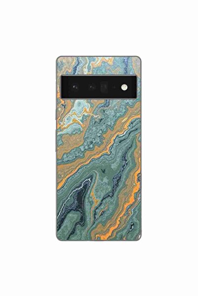OEM Husa compatibila cu Google Pixel 6 Pro Silicon Gel Tpu Model Forest Flame...