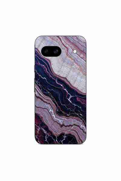 OEM Husa compatibila cu Google Pixel 8A Silicon Gel Tpu Model Amethyst Sand M...