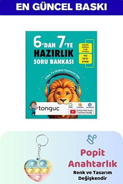 Tonguç Yayınları 6'dan 7'ye Hazırlık Kitabı - Popit Anahtarlık
