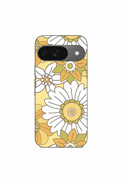 OEM Husa compatibila cu Google Pixel 9 Silicon Gel Tpu Model Pastel Garden