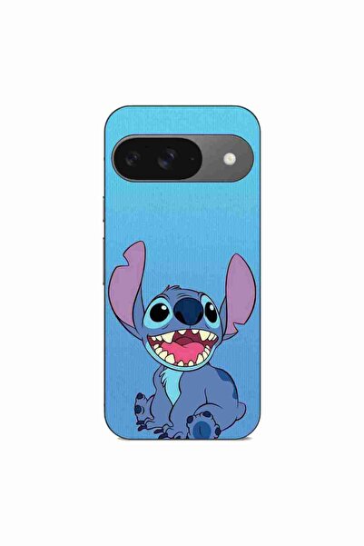 OEM Husa compatibila cu Google Pixel 9 Silicon Gel Tpu Model Stitch Blue