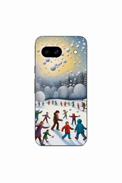 OEM Калъф, съвместим с Google Pixel 8A, силиконов гел TPU, с десен  "Деца игр...