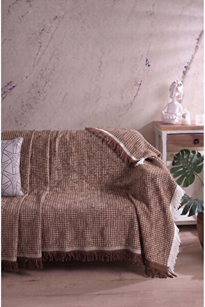 rellhome Pamuk komad Teksturirano Sofa šal 170x220 cm – Sa resama TV Ćebe kom...