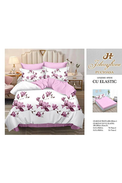 Pucioasa Lenjerie de pat Finet 6 piese cu elastic-T61
