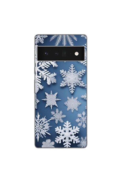 OEM Husa compatibila cu Google Pixel 6 Pro Silicon Gel Tpu Model Fulgi de Zapada