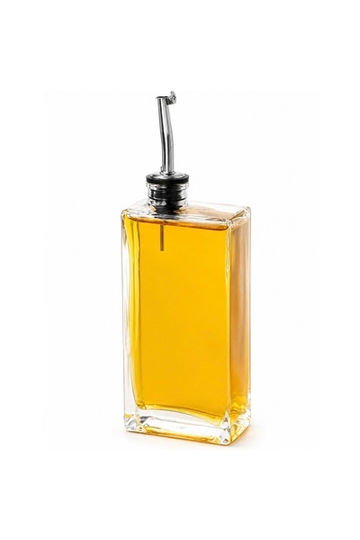 PUFO Elegant dispenser Taste made of thick glass for oil and vinegar, 450 ml,...