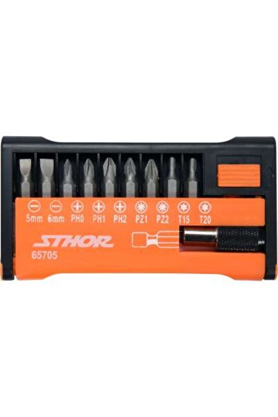 Sthor Set 10 Biți Cu Adaptor