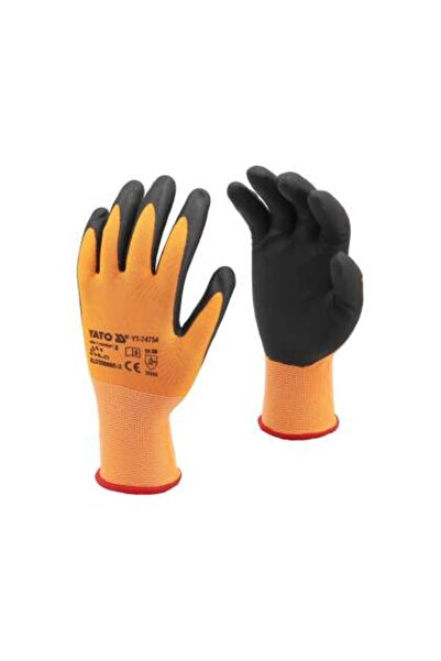 yato Mănuși Protecție Nylon+Nitril, 10