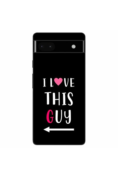 OEM Husa compatibila cu Google Pixel 6A Silicon Gel Tpu Model Cupluri I love ...