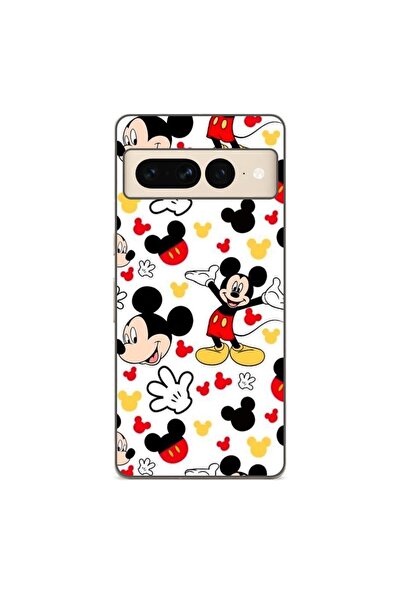 OEM Husa compatibila cu Google Pixel 7 Pro Silicon Gel Tpu Model Mickey Cool ...
