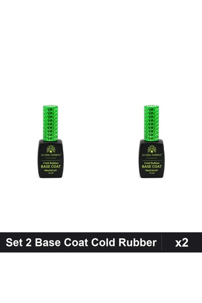 Makeup Set 2 Base Coat Cold Rubber PH Neutral, 12ml, Manichiura Profesională ...