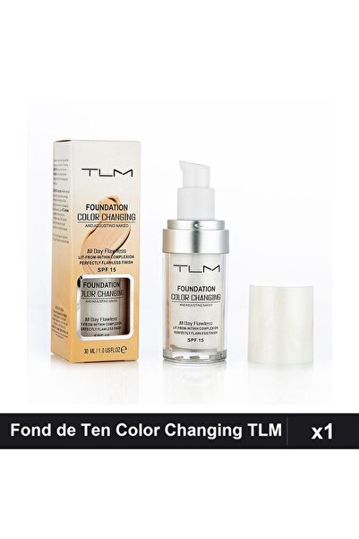 TLM Fond de Ten Color Changing SPF15 30ml, Adaptabil la Ton, Acoperire Medie