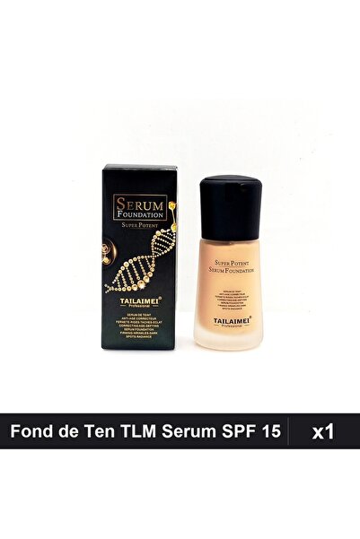 TLM Fond de Ten Serum SPF 15, 30 ml, Nr.104, Hidratare și Protecție UV