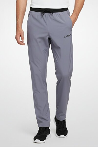 adidas Men Regular Fit Lifeflex Hiking Track Pants, Slate Blue