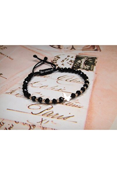 BASTORE 14k gold ball and butterfly bracelet