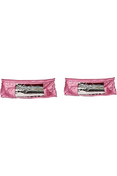 ETHNIC BAZAAR FZE غطاء ساري من الساتان مع نافذة أمامية شفافة، مبطن، 44×35×15 ...