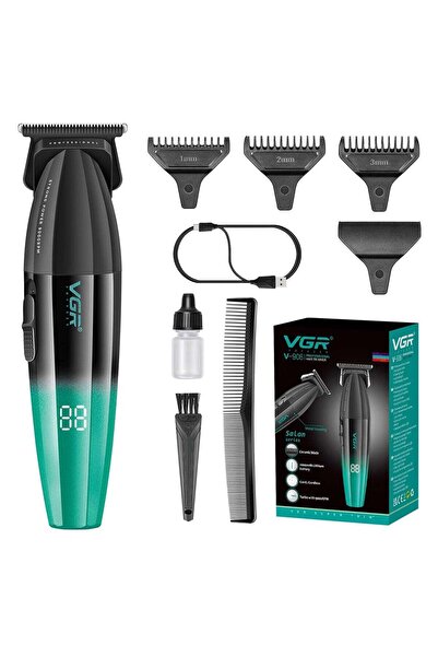 VGR Fresh Fade Professional Hair Trimmer, 9000rpm Zero Gapped Beard Trimmer f...