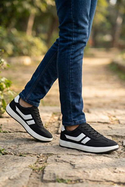 IN-STEP Pacewalk Urban Black Men's Sneaker