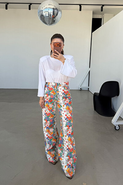 Özge Özgenç Floral Patterned Trousers