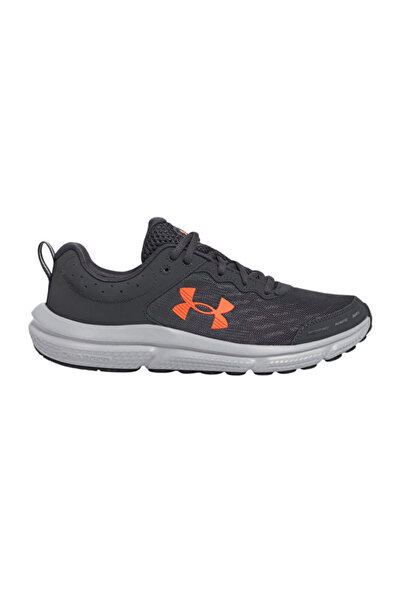 Under Armour Charged Assert 10 Ayakkabı Gri Turuncu