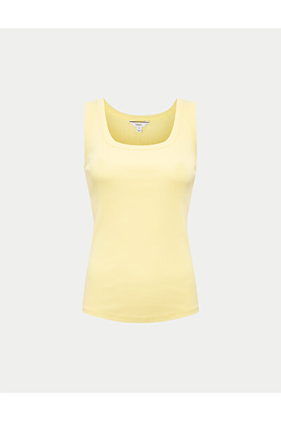 Marks & Spencer Pamuk Karışımlı Ribana Slim Fit Atlet