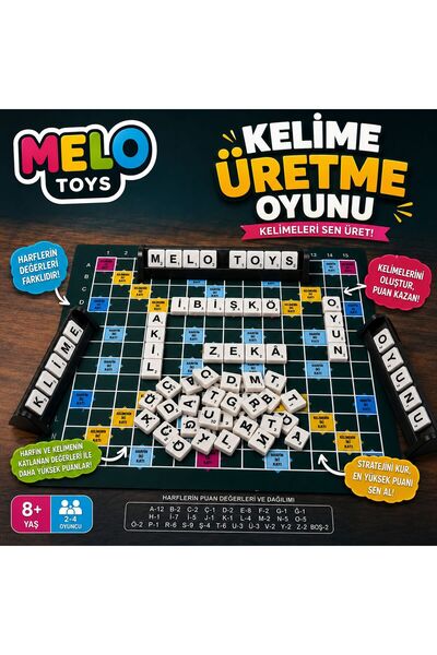 Melo TOYS Kelime Üretme Oyun