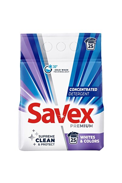 Vader Detergent pentru Rufe Automat, Savex, 2 kg Whites si Colors 25 spalari,
