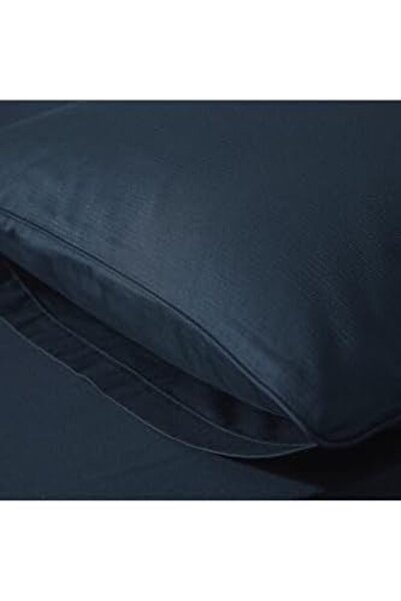 Yıldızan 100% Cotton Percale Duvet Cover Set 200X220 cm Navy Blue - Pure Seri...