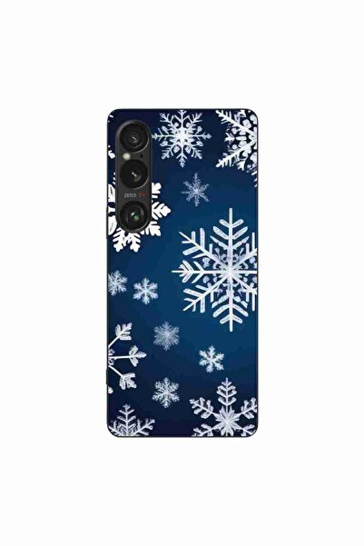 OEM Husa compatibila cu Sony Xperia 1 VI Silicon Gel Tpu Model Fulgi de Nea